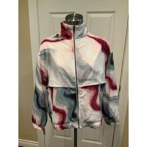 Calia Airbrush Crystal Multicolor Lined Jacket, Size 44, NWT! $99